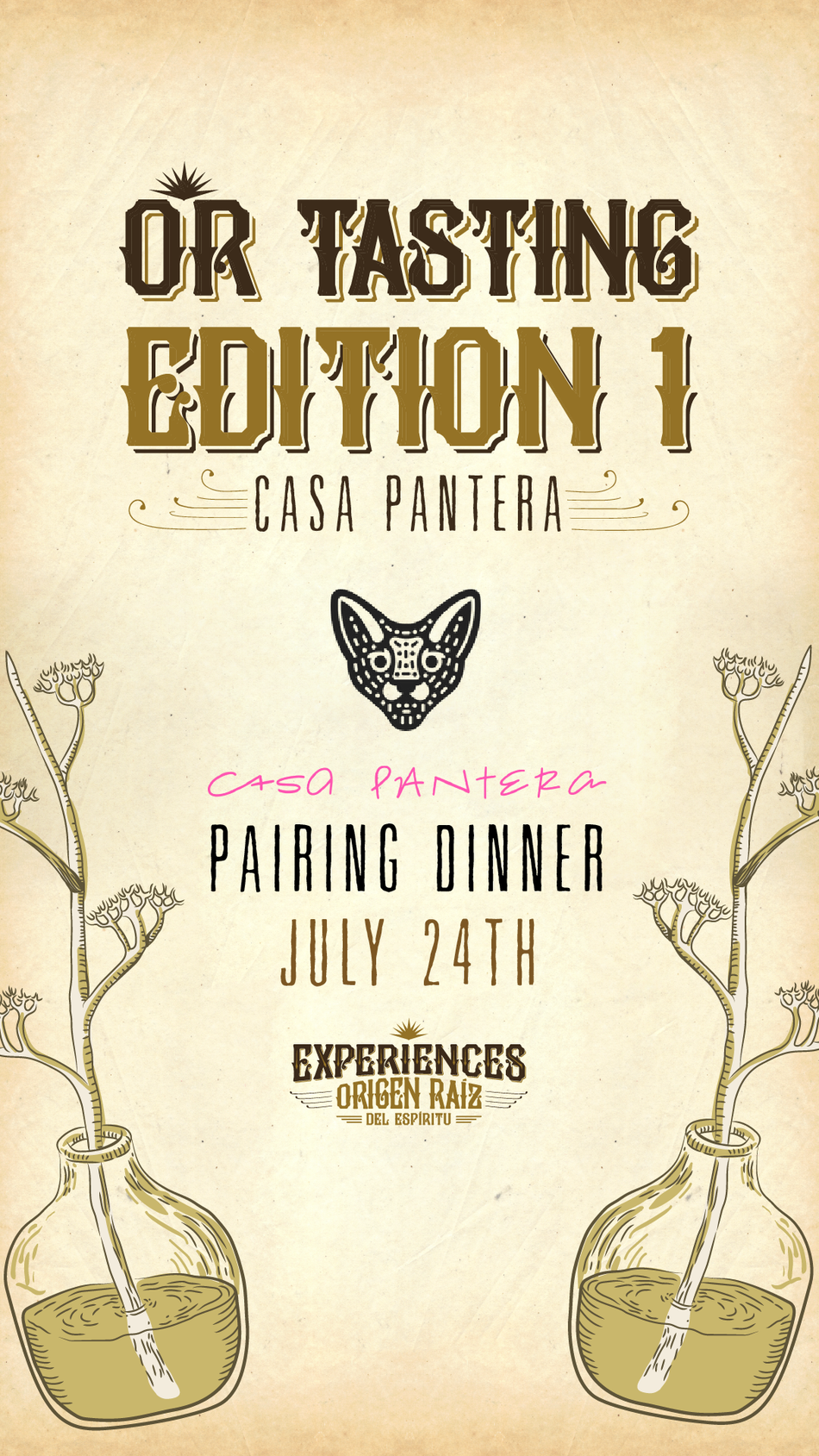 MEZCAL PAIRING DINNER AT CASA PANTERA