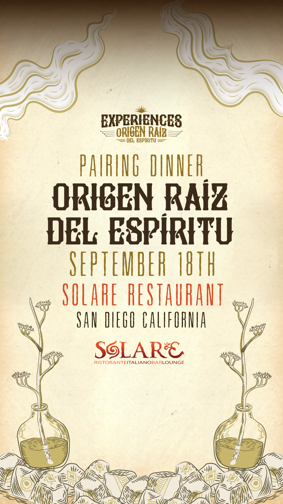 MEZCAL PAIRING DINNER WITH SOLARE RESTAURANT